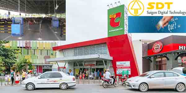 Lắp đặt hệ thống giữ xe thông minh Big C đồng Nai