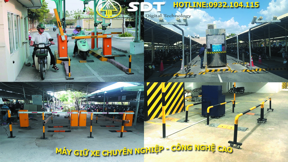 Hệ thống máy giữ xe thông minh bằng quẹt thẻ từ