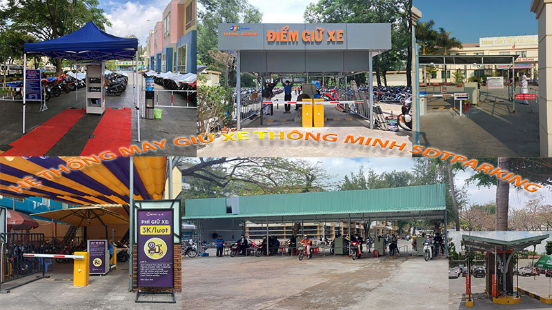 hình ảnh Máy quẹt thẻ giữ Xe Công nghệ thẻ RFID SDT Parking