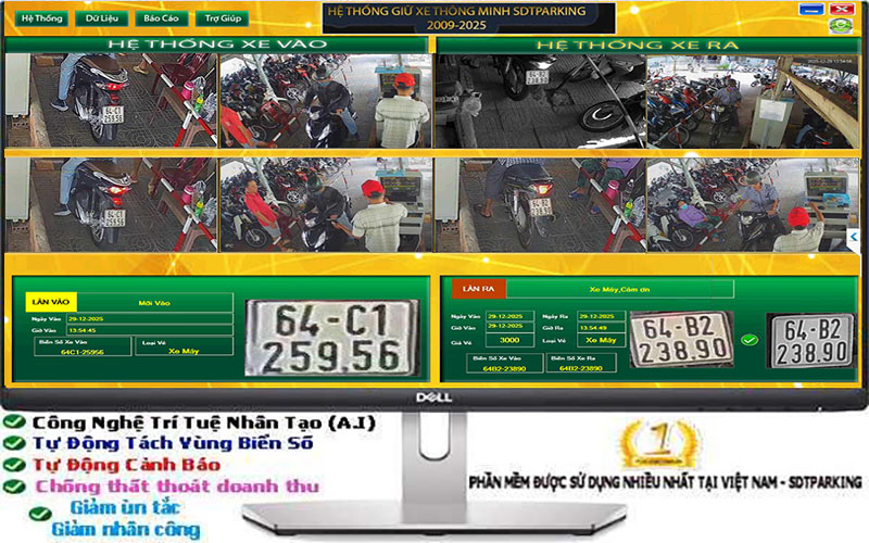 Máy quẹt thẻ giữ Xe SDT Parking